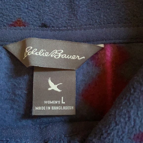 💕Eddie Bauer fleece. Aztec pattern. So cute!! NWT. Size L - Picture 3 of 8